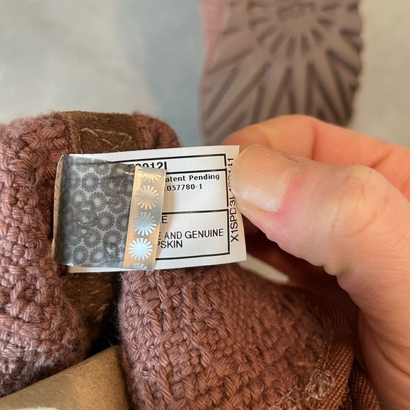 UGG Women's Heirloom Cocoa Brown Lace-Up Textile Tweed Boots 8 - Picture 14 of 16